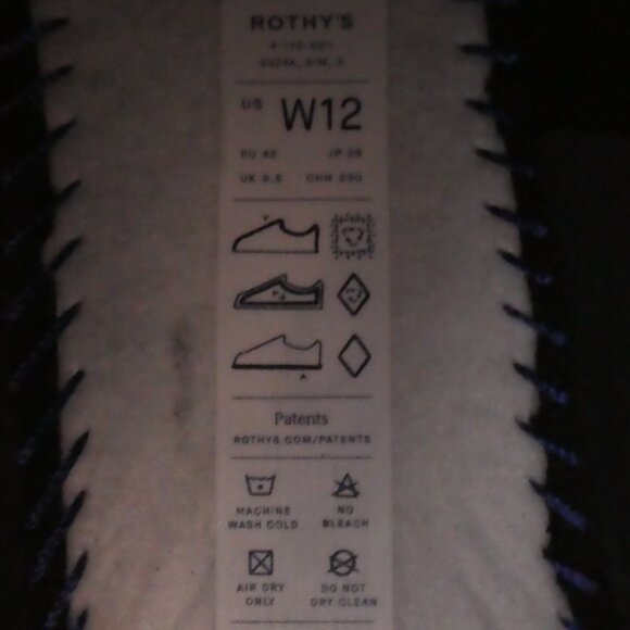 Rothys The Lug Black Knit Wool Blend Water Resistant Chelsea Boots Womens 12 - Picture 13 of 14